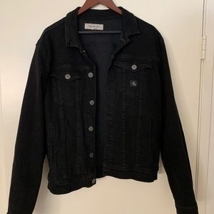 Calvin Klein Jeans Black Denim Jacket XL